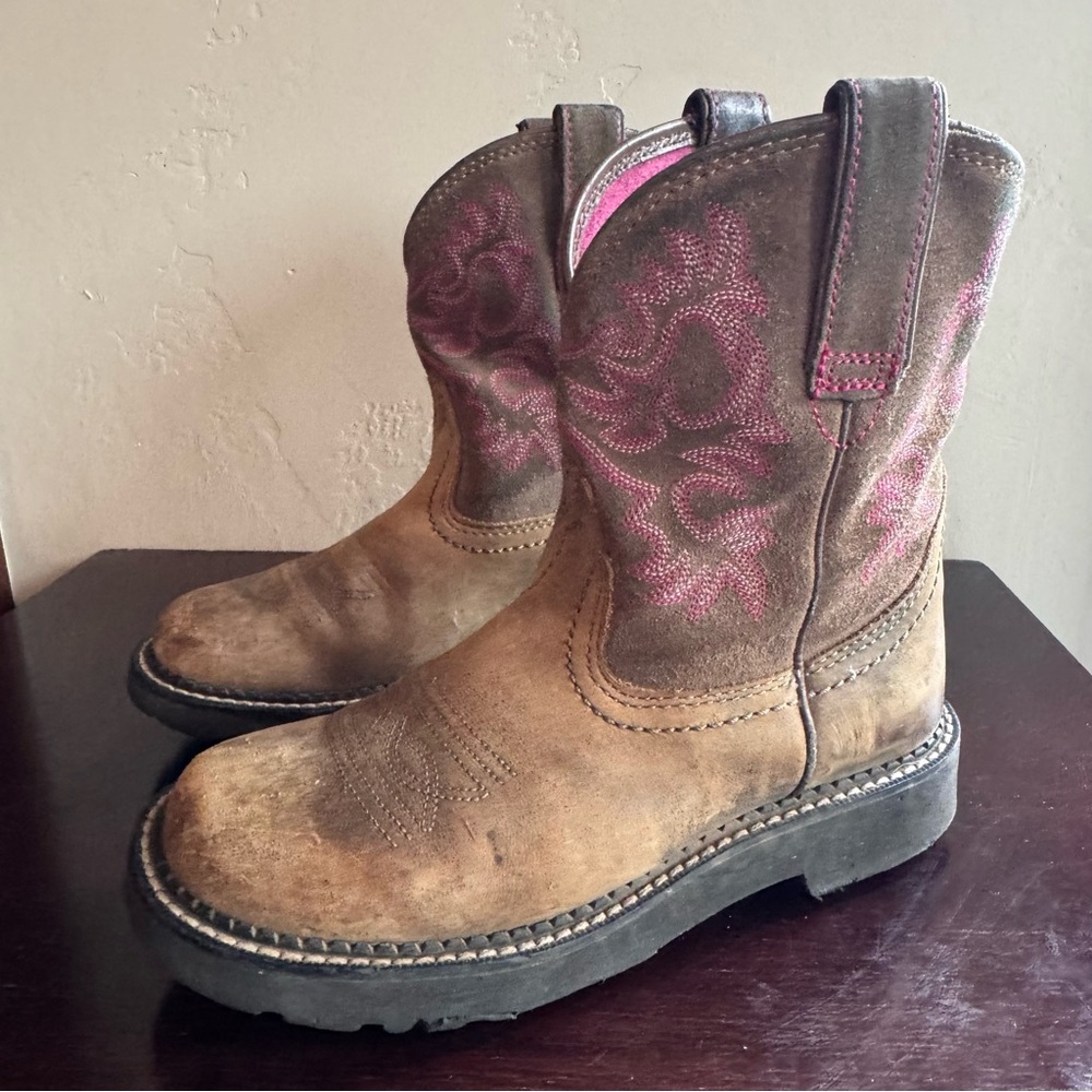 Ariat Fatbaby Western Cowgirl Boots Cowboy in Brown Bomber